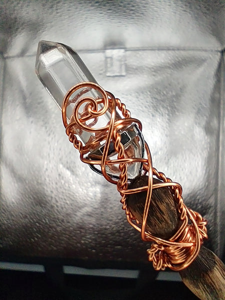 Quartz and hot Copper Wand